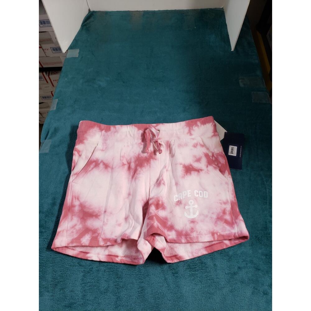 Charles River Shorts Size Medium Womens Pink Knit Ladies Elastic Waist Gym NWT